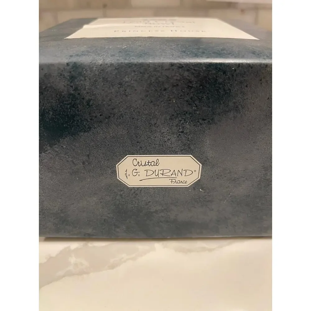 Vintage J.G. Durand Lead Crystal Bowl - Clerval Design - NEW IN BOX